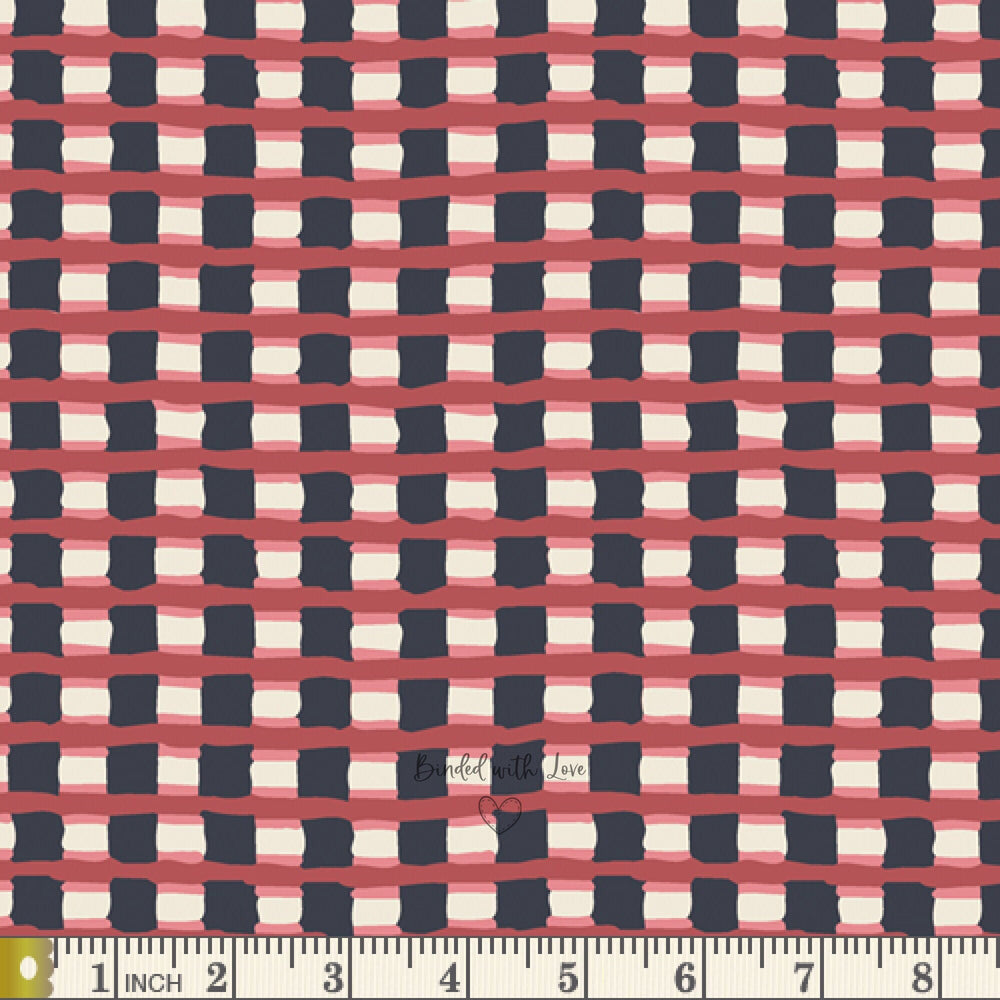 Comfort Weave HMB-44954 | Homebody by Maureen Cracknell | Art Gallery Fabrics | Continuous Yardage | End of Bolt | Destash