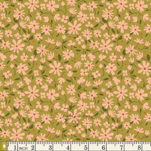Nostalgia Meadow Moss GLR-44306 | Gloria by Maureen Cracknell | Art Gallery Fabrics | Continuous Yardage | End of Bolt | Destash