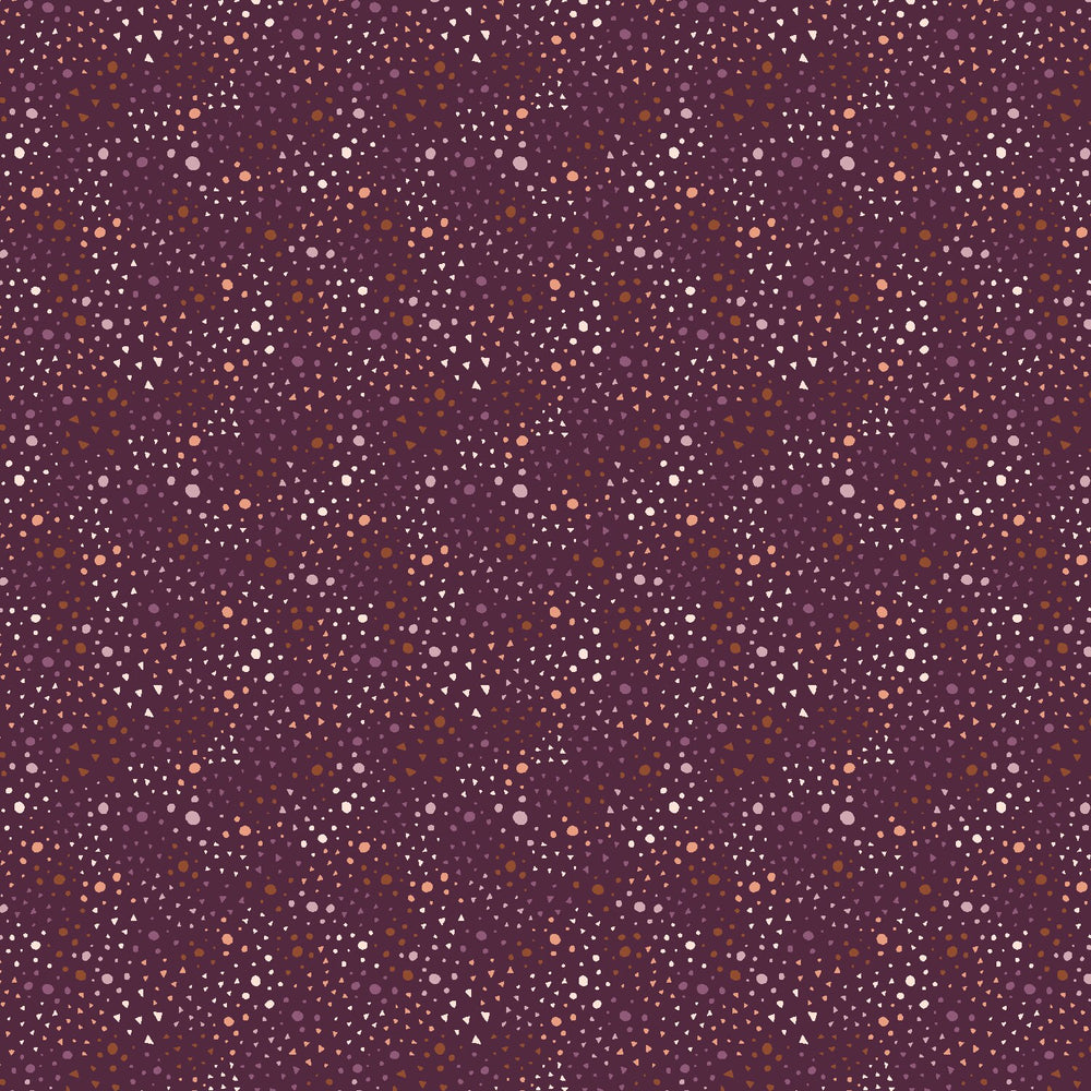 Sweet Sky Mulled Wine AR200-MW2 | Grounded by Alex Roda | Cotton + Steel | Continuous Yardage | Fat Quarter