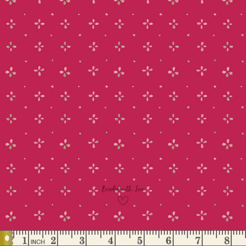 Watermarks Cerise AQU-66754 | Aquarelle by Katarina Roccella | Art Gallery Fabrics | Continuous Yardage | Fat Quarter