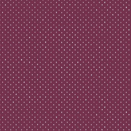 Stitch and Repeat Plum CS101-PL14 | Cotton + Steel Basics | Continuous Yardage | Fat Quarter