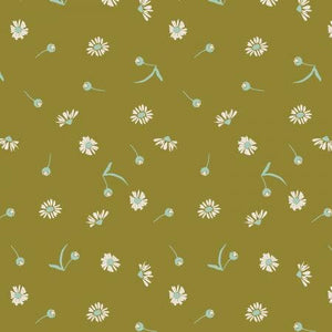 Chamomile Moss AC204-MO1 | Canyon Springs by Ash Cascade | Cotton + Steel | Continuous Yardage | Fat Quarter