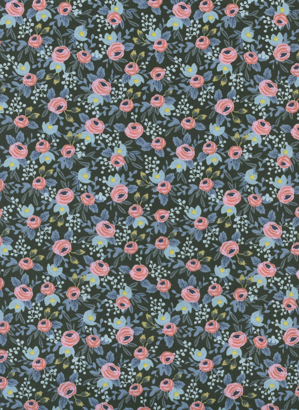 Rosa Hunter AB8004-005 | Menagerie by Rifle Paper Co | Cotton + Steel | Continuous Yardage | End of Bolt | Destash