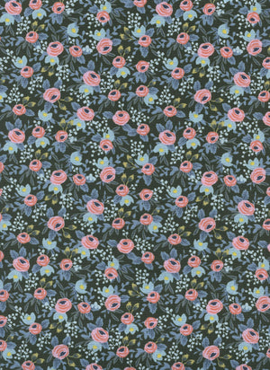 Rosa Hunter AB8004-005 | Menagerie by Rifle Paper Co | Cotton + Steel | Continuous Yardage | End of Bolt | Destash