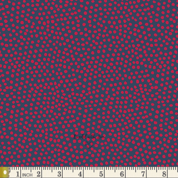 Sunspots Raspberry SKS-84305 | Sun Kissed by Maureen Cracknell | Art Gallery Fabrics | Continuous Yardage| End of Bolt | Destash