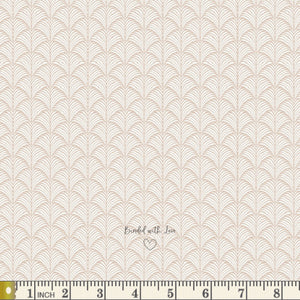 Loulu Fans Sand AUR-44901 | Aura by Mister Domestic | Art Gallery Fabrics | Continuous Yardage | Fat Quarter