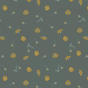 Chamomile Slate AC204-SL2 | Canyon Springs by Ash Cascade | Cotton + Steel | Continuous Yardage | Fat Quarter