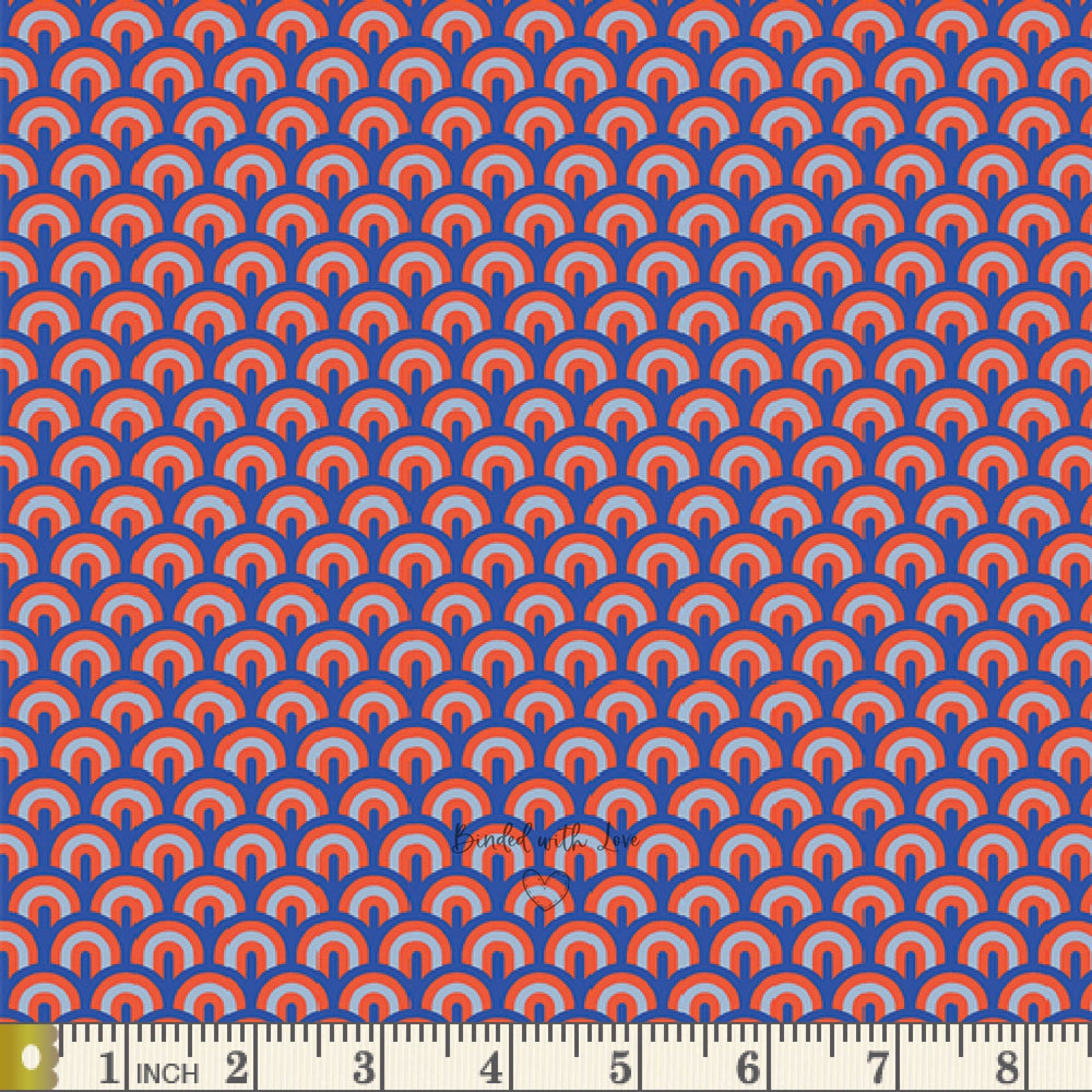 Recollection Waves PWK-68806 | Periwinkle by AGF Studio | Art Gallery Fabrics | Continuous Yardage | End of Bolt | Destash