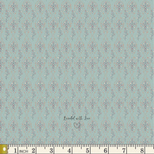 Grateful Joy Cielo SOU-3635 | Soulful by Maureen Cracknell | Art Gallery Fabrics | Continuous Yardage | End of Bolt | Destash