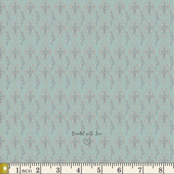 Grateful Joy Cielo SOU-3635 | Soulful by Maureen Cracknell | Art Gallery Fabrics | Continuous Yardage | End of Bolt | Destash