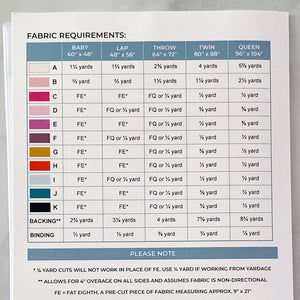 Mae Quilt by Wren Collective | Paper Pattern | Modern Quilt Pattern | Confident Beginner