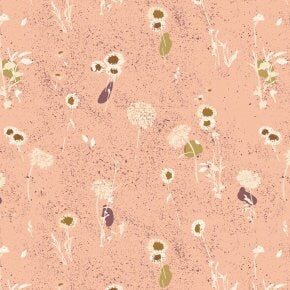 Painted Meadow Bloom LI100-BL3 | Summer Folk by Lissie Teehee | Cotton + Steel | Continuous Yardage | Fat Quarter