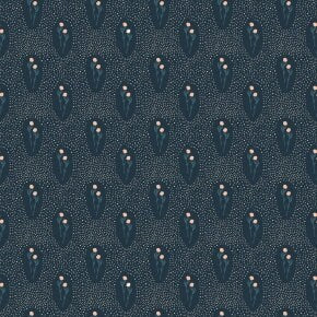 Summer Folk Indigo LI103-IN1 | Summer Folk by Lissie Teehee | Cotton + Steel | Continuous Yardage | Fat Quarter