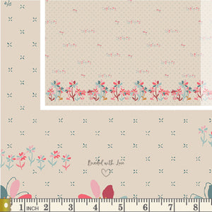 Gathering Blooms Seven Panel TRB-7011 | The Softer Side by Amy Sinibaldi | Art Gallery Fabrics | Season of Tribute | End of Bolt | Destash