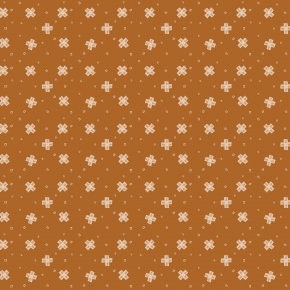 Highland Basin AC302-BA1 | South Sister by Ash Cascade | Cotton + Steel | Continuous Yardage | Fat Quarter | Orange Quilting Fabric