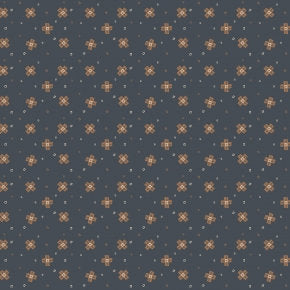 Highland Ink AC302-IN3 | South Sister by Ash Cascade | Cotton + Steel | Continuous Yardage | Fat Quarter | Blue Quilting Fabric