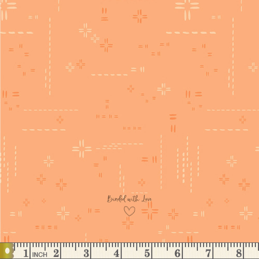 Soft Apricot DSE735 | Decostitch Elements by Art Gallery Fabrics | Continuous Yardage | Fat Quarter