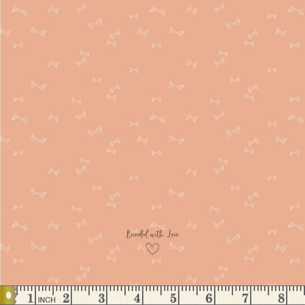 Flight of Fancy Peach FNC10103 | Fanciful by Sharon Holland | Art Gallery Fabrics | Continuous Yardage | Fat Quarter