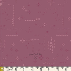 Raisin DSE737 | Decostitch Elements by Art Gallery Fabrics | Continuous Yardage | Fat Quarter