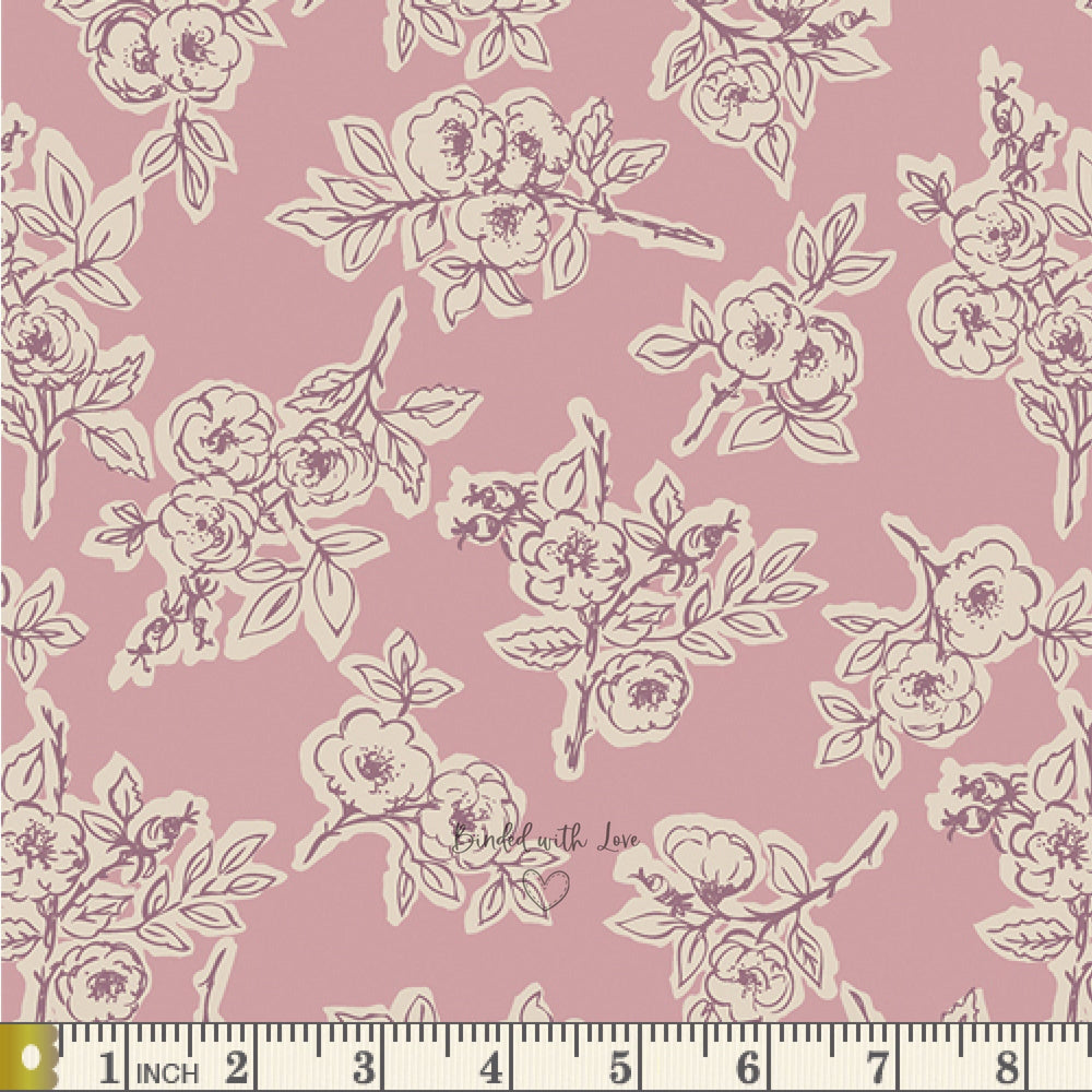 Rambling Rose Dusk FUSDK2705 | Sharon Holland | Dusk Fusion by Art Gallery Fabrics | Continuous Yardage | Fat Quarter