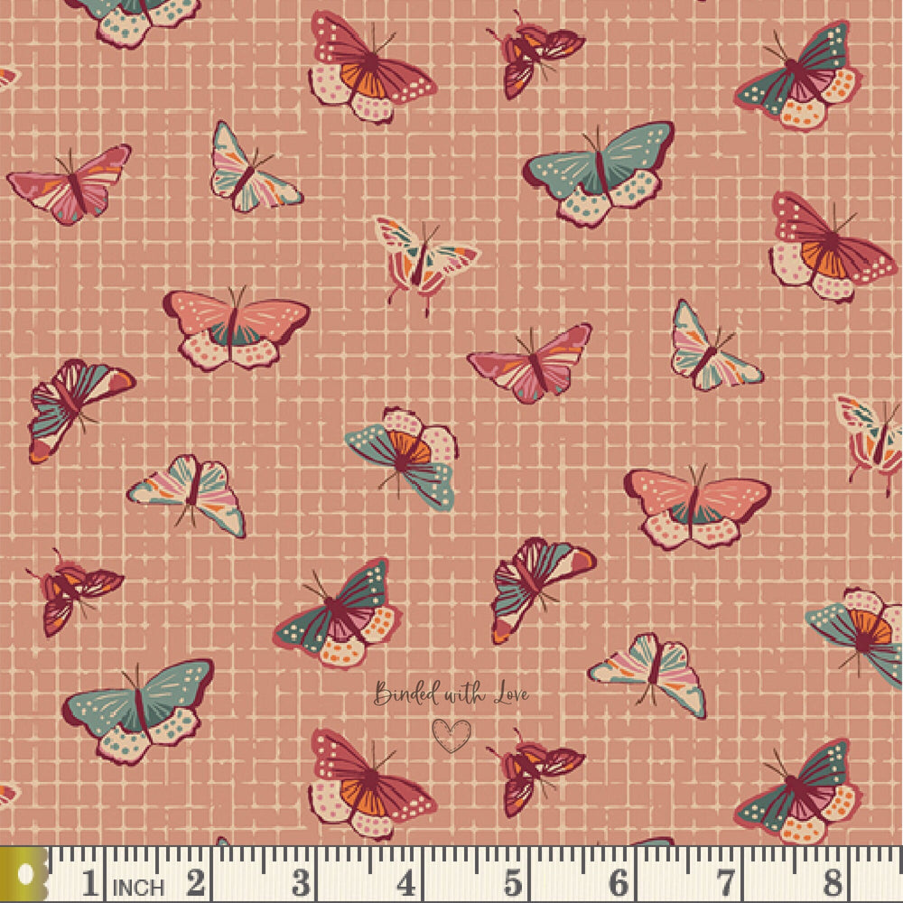 Fluttering Lattice WKP79508 | Woodland Keeper by Maureen Cracknell | Art Gallery Fabrics | Continuous Yardage | Fat Quarter