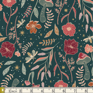 Wildwood Nightfall WKP79500 | Woodland Keeper by Maureen Cracknell | Art Gallery Fabrics | Continuous Yardage | Fat Quarter