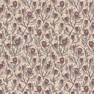 Gemma Earthy Botanics Queen Protea MT102-QP3 | Get Out and Explore by Mint Tulips | RJR | Yardage | Fat Quarter