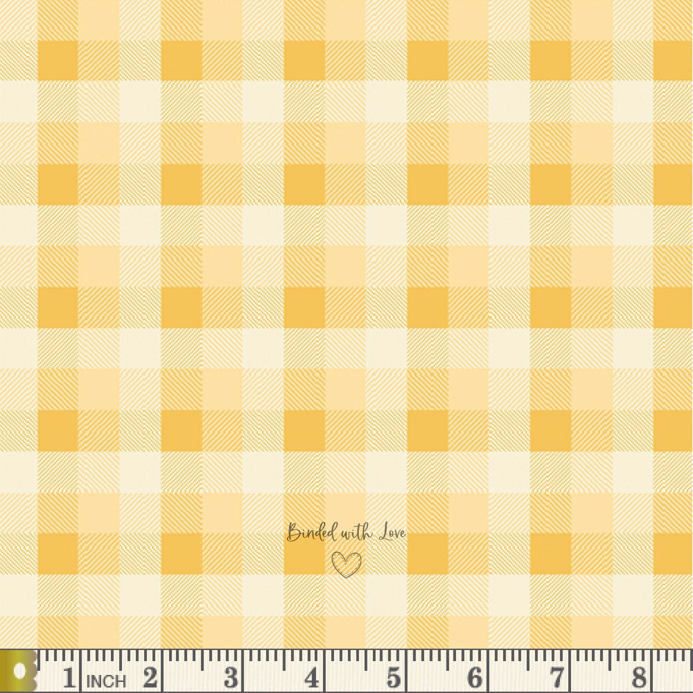 Summer Plaid Honey FUSHO2602 | AGF Studio | Honey Fusion by Art Gallery Fabrics | Continuous Yardage | Fat Quarter