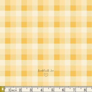 Summer Plaid Honey FUSHO2602 | AGF Studio | Honey Fusion by Art Gallery Fabrics | Continuous Yardage | Fat Quarter
