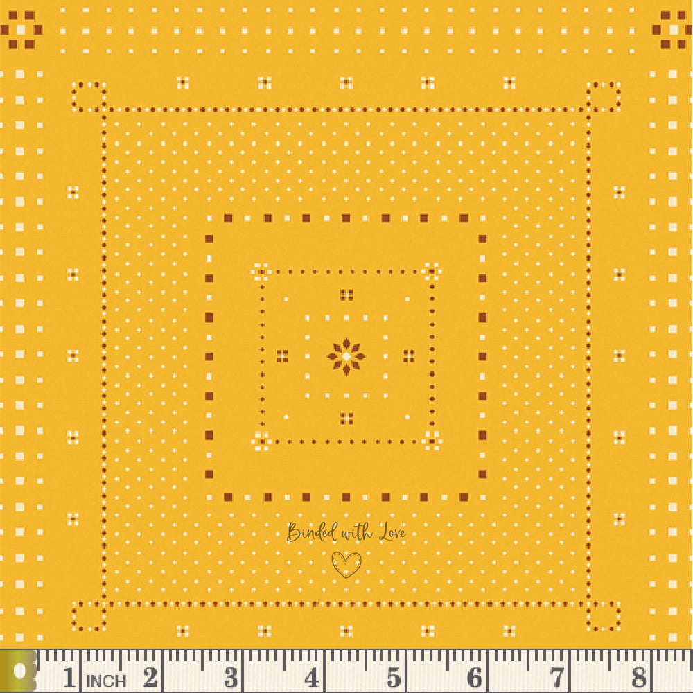 Handkerchief Amber HZW62301 | Hazelwood by AGF Studio | Art Gallery Fabrics | Continuous Yardage | End of Bolt | Destash