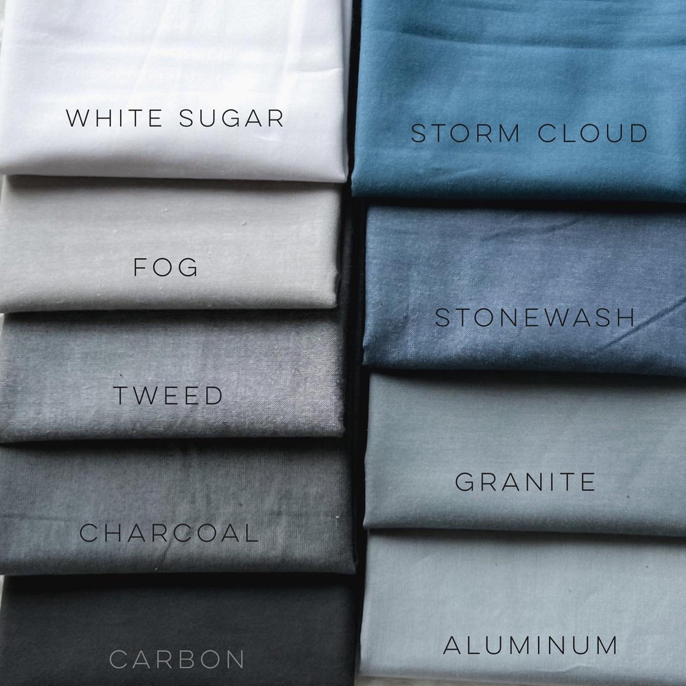 Peppered Cotton Aluminum 60 | Peppered Cotton by Pepper Cory | Studio E Fabrics | SHOT COTTON | Continuous Yardage | Fat Quarter
