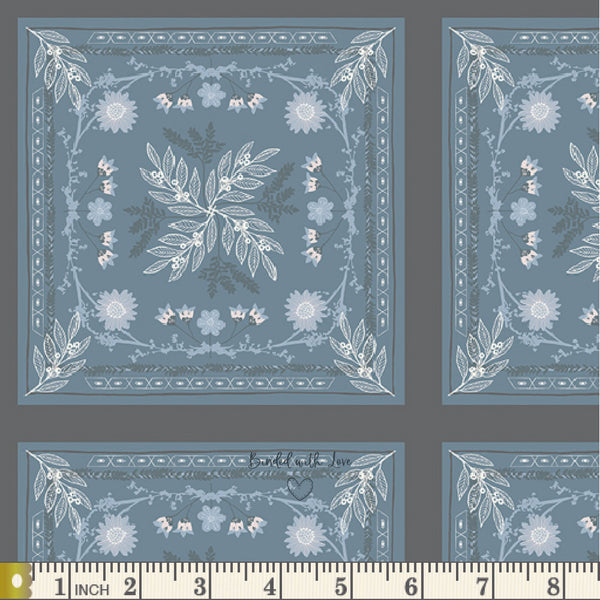 Seaside Tiles Navy MDS53903 | Mindscape by Katarina Roccella | Art Gallery Fabrics | Yardage | End of Bolt | Destash