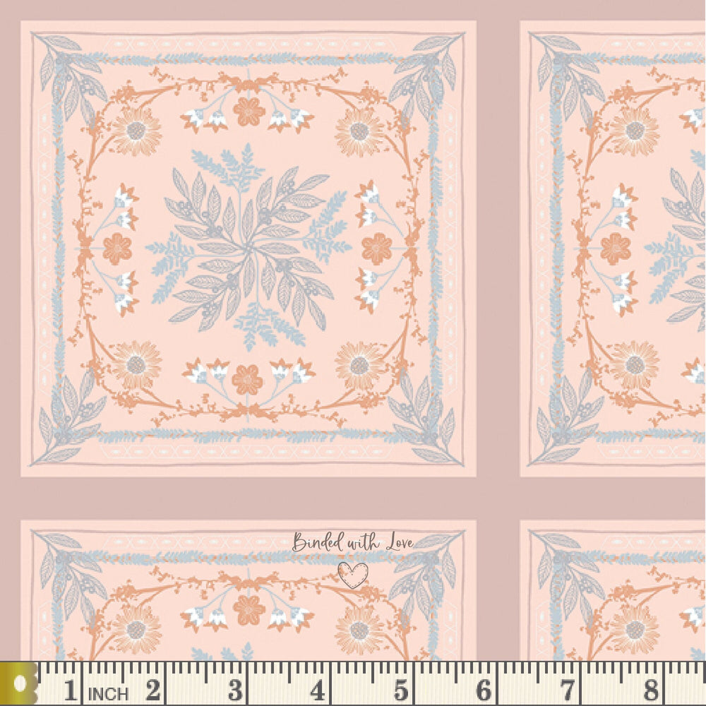 Seaside Tile Blush MDS63903 | Mindscape by Katarina Roccella | Art Gallery Fabrics | Yardage | End of Bolt | Destash