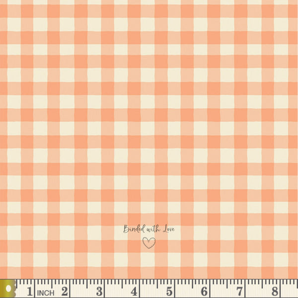 Small Plaid of my Dreams Apricot PLDS905 | Storytellers Plaids by Maureen Cracknell | Art Gallery Fabrics | Fabric | Continuous Yardage