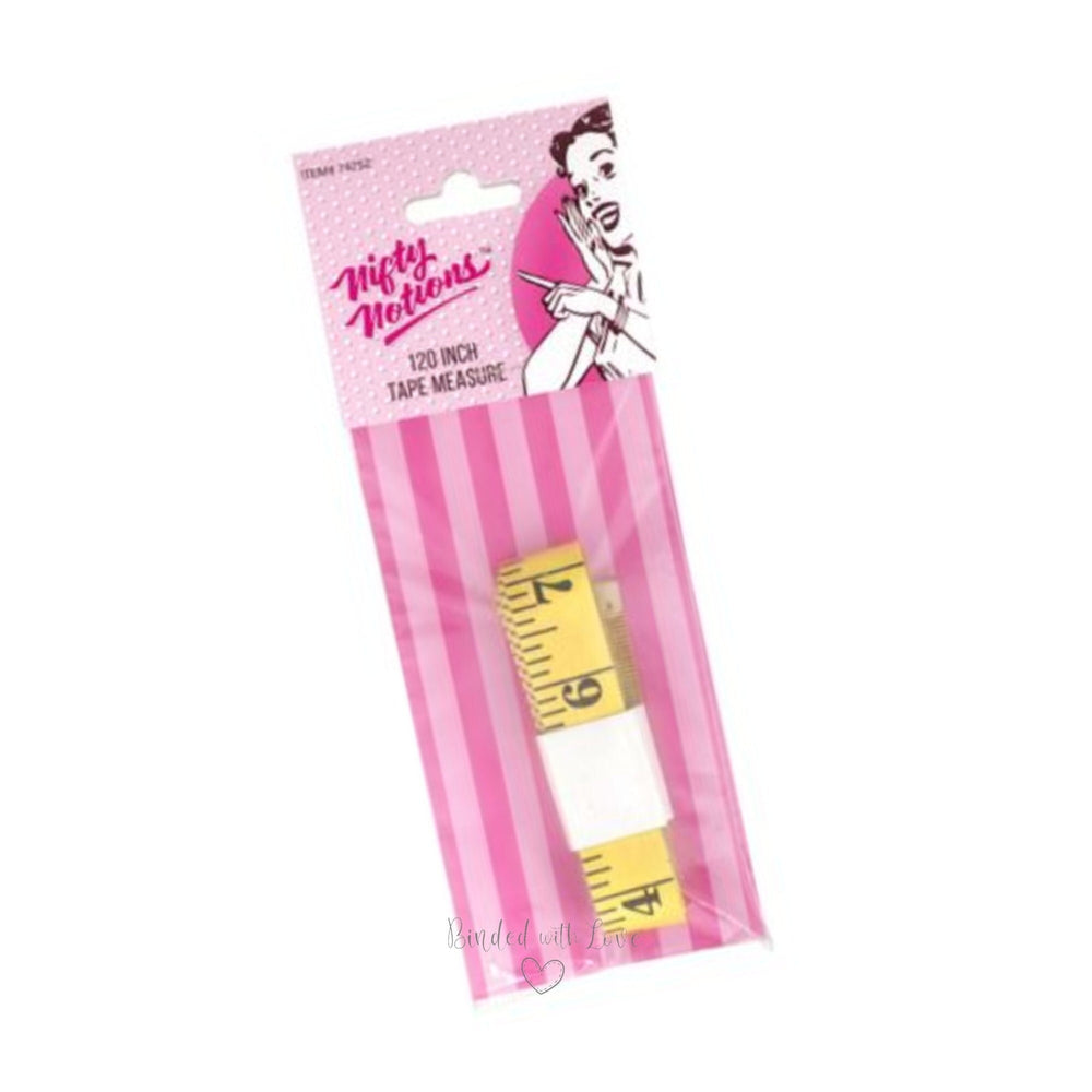 Nifty Notions 120 inch Tape Measure | Quilter's Tape Measure | Quilting Notion