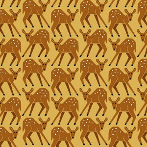 Fawn Blonde LV700-BL1 | On A Fall Day by Loes van Oosten | Cotton + Steel | Continuous Yardage | Fat Quarter | Quilting Fabric