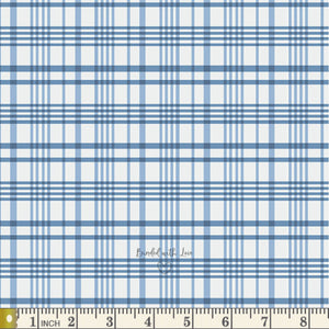 Happy Plaid Periwinkle PLD-702 | Storytellers Plaids by Maureen Cracknell | Art Gallery Fabrics | Yardage | End of Bolt | Destash