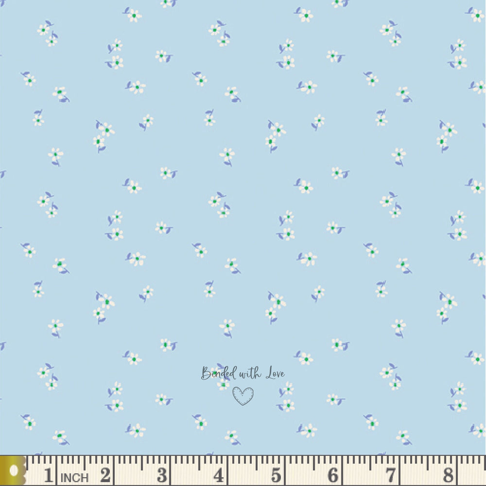 Drifting Florets Airy DSY24401 | Daisy by Maureen Cracknell | Art Gallery Fabrics | Continuous Yardage | End of Bolt | Destash