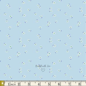 Drifting Florets Airy DSY24401 | Daisy by Maureen Cracknell | Art Gallery Fabrics | Continuous Yardage | End of Bolt | Destash
