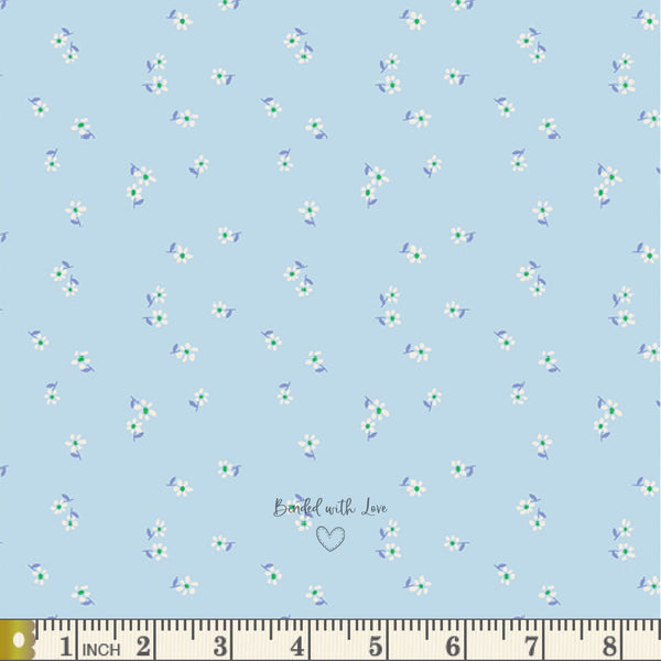 Drifting Florets Airy DSY24401 | Daisy by Maureen Cracknell | Art Gallery Fabrics | Continuous Yardage | End of Bolt | Destash