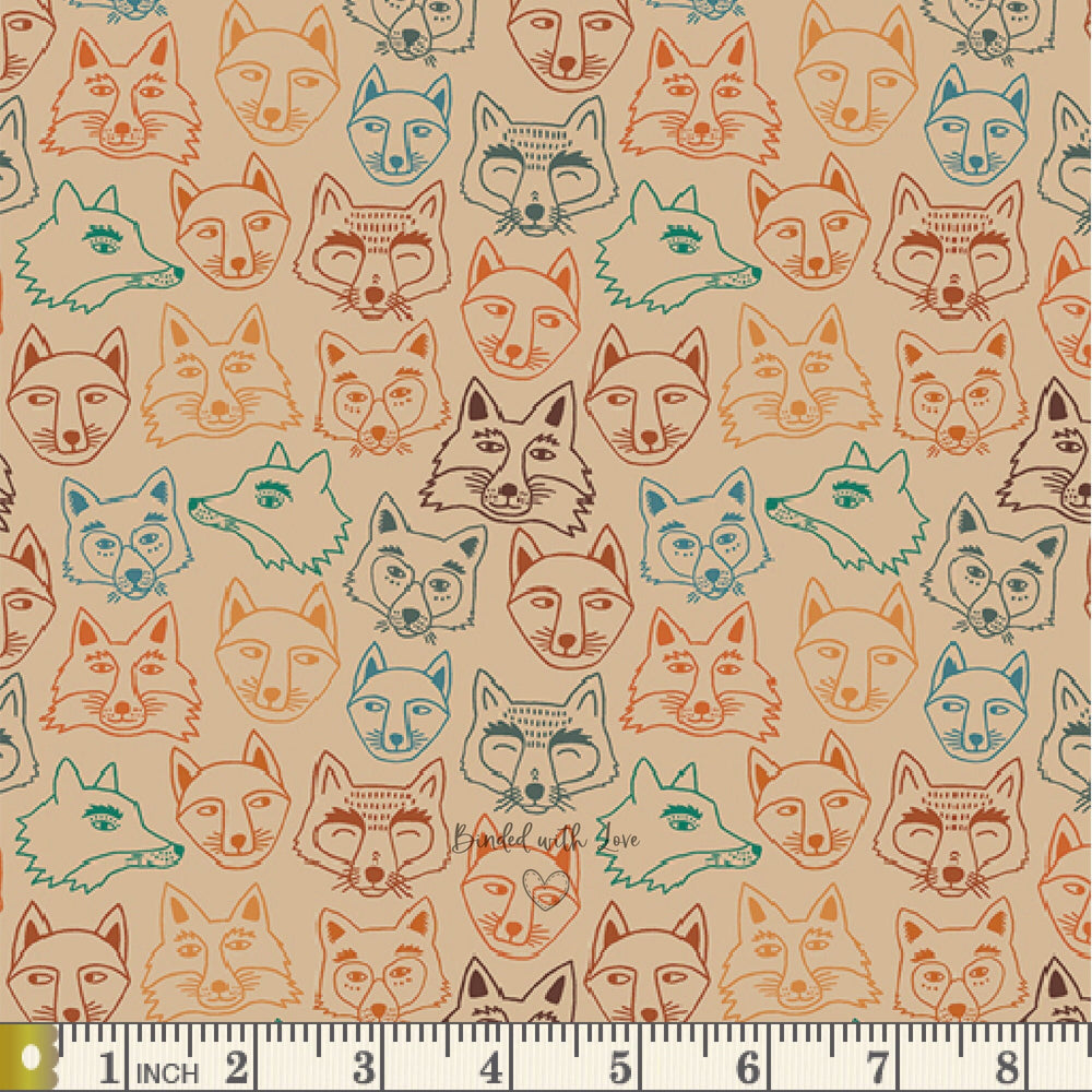 Hello Fox Oak TMB58210 | Timberline by Jessica Swift | Art Gallery Fabrics | Quilting Fabric | Continuous Yardage | Fat Quarter