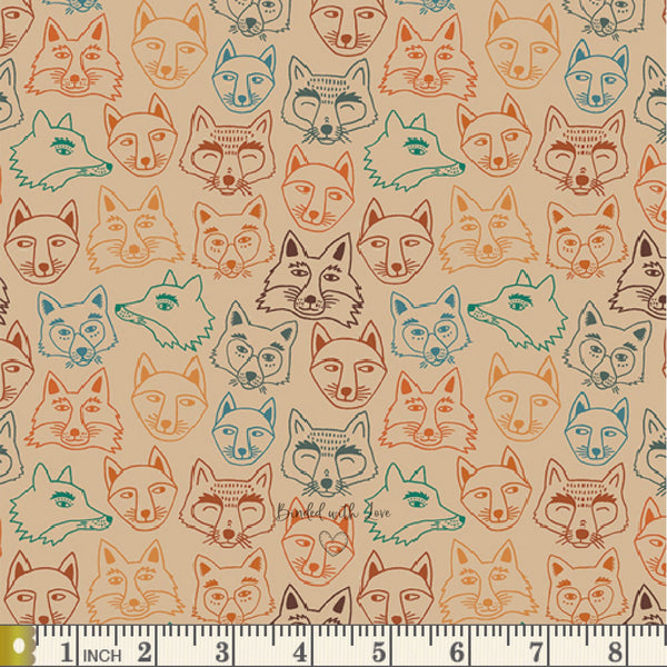 Hello Fox Oak TMB58210 | Timberline by Jessica Swift | Art Gallery Fabrics | Quilting Fabric | Continuous Yardage | Fat Quarter