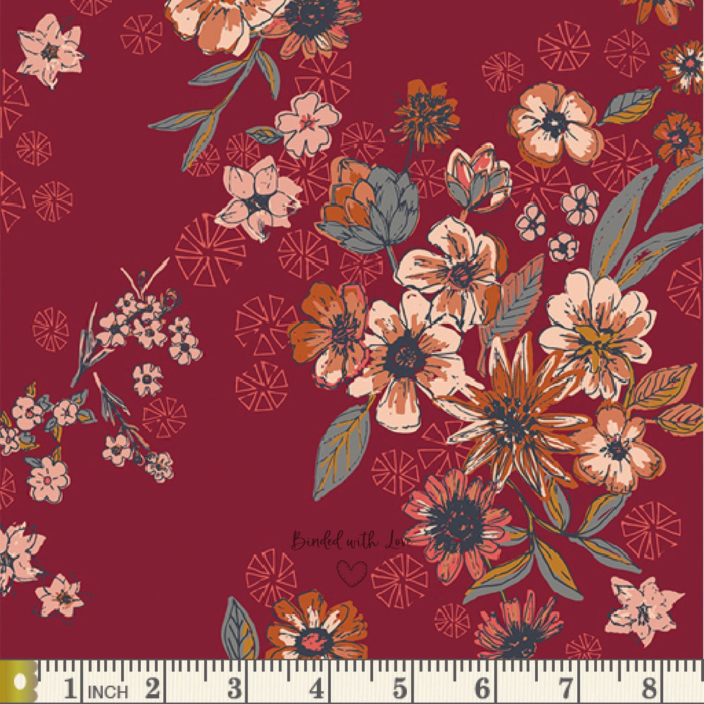 Constant Companion Heart KND37300 | Kindred by Sharon Holland | Art Gallery Fabrics | Continuous Yardage | Fat Quarter | Quilting Fabric