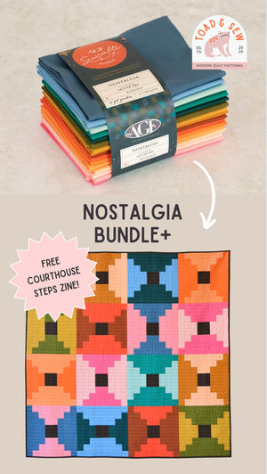 Nostalgia Bundle Curated by Taylor Krz of @toadandsew | AGF Sewcialites Bundle | 16 Fat Quarters | Art Gallery Fabrics