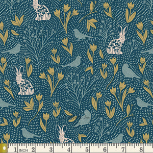 Nesting Season Night SPE68302 | Spring Equinox by Katie O'Shea | Art Gallery Fabrics | Continuous Yardage | Quilting Cotton | Fat Quarter
