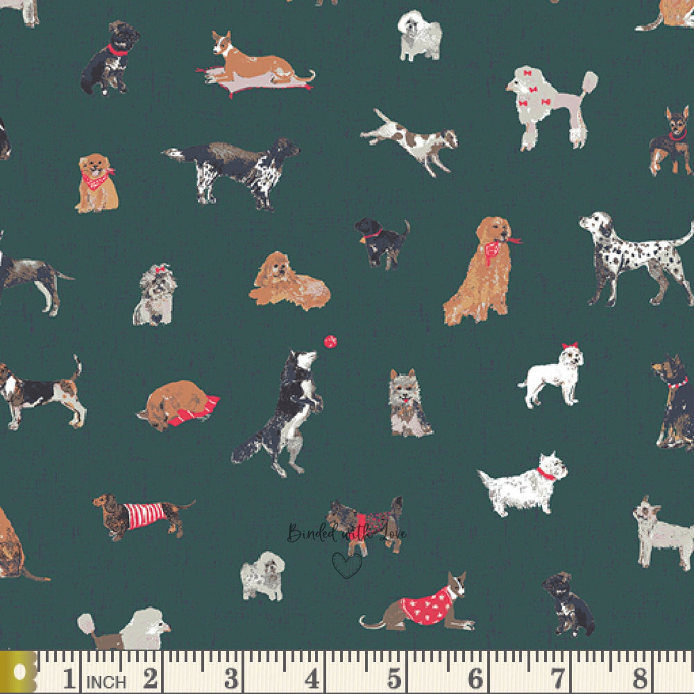 Santa's Good List WNT12264 | Wintertale by Katarina Roccella | Art Gallery Fabrics | Continuous Yardage | End of Bolt | Destash