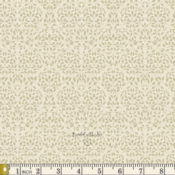 Ornate Foliage Snow SPE68304 | Spring Equinox by Katie O'Shea | Art Gallery Fabrics | Continuous Yardage | Quilting Cotton | Fat Quarter