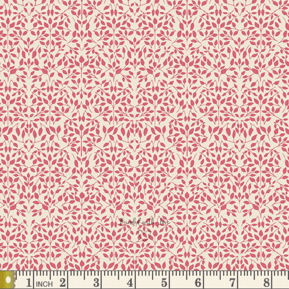 Ornate Foliage Berry SPE78304 | Spring Equinox by Katie O'Shea | Art Gallery Fabrics | Continuous Yardage | Quilting Cotton | Fat Quarter