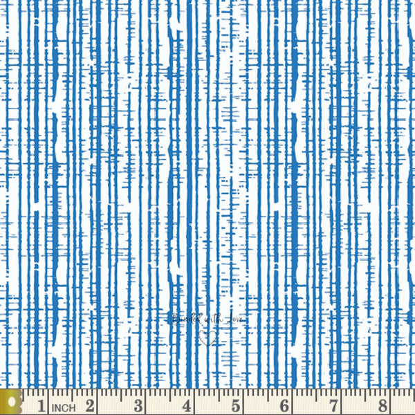 Blurred Lapis TBL89501 | True Blue by Maureen Cracknell | Art Gallery Fabrics | Continuous Yardage | End of Bolt | Destash