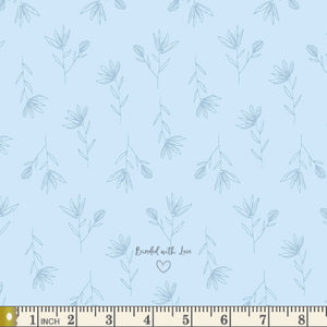 Flora Cascade Cool TBL89507 | True Blue by Maureen Cracknell | Art Gallery Fabrics | Quilting Fabric | Continuous Yardage | Fat Quarter